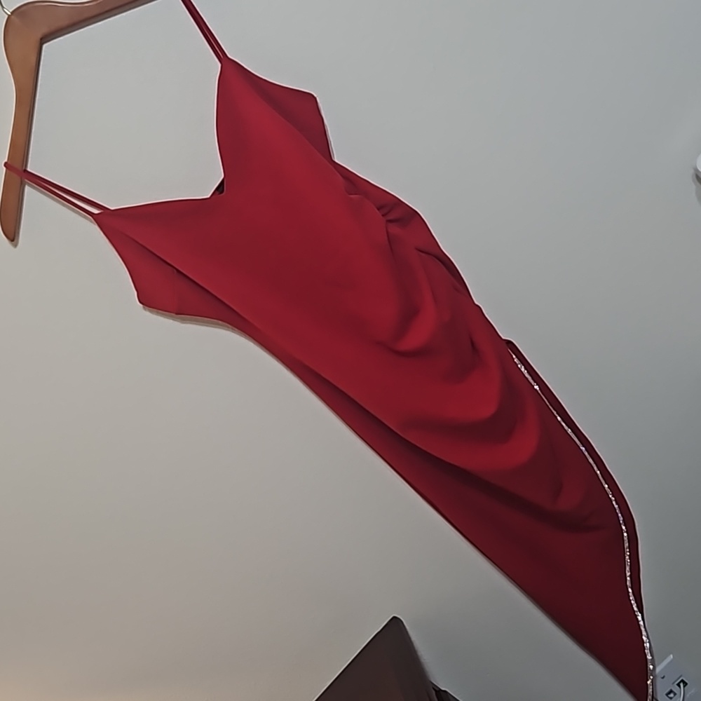 Windsor Asymmetrical Red Dress